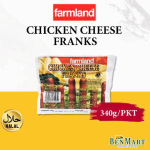 [Frozen] Farmland Cheese Chicken Frank 340g - Halal - Denmark - Hotdog/Sausage