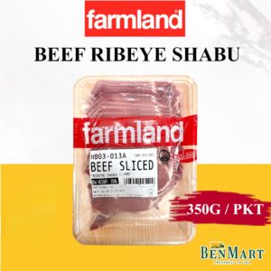 [Frozen] Farmland Brazil Ribeye Beef Shabu 350g - BBQ/Steamboat/Hotpot