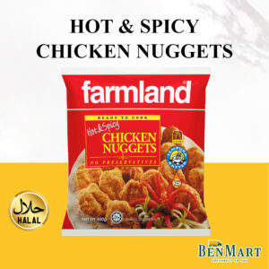 SG60 [Frozen] Farmland Chicken Nugget 400g Spicy - Halal - Malaysia