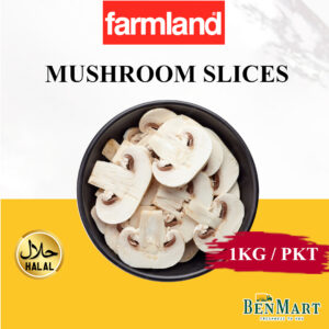 [Frozen] Farmland Mushroom Slices 1kg - Vegetable