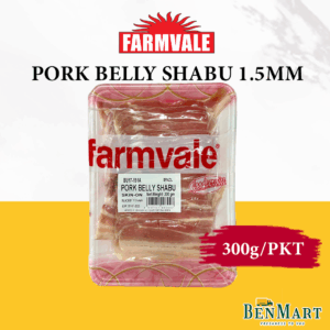 [Frozen] Farmvale Pork Belly Shabu 300g 1.5mm - Steamboat/Hotpot