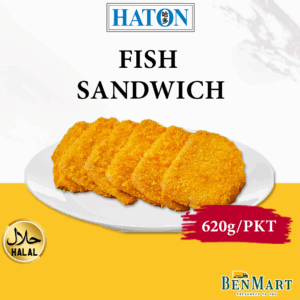 [Frozen] Haton Fish Sandwich 620g – Halal – Malaysia
