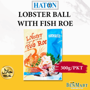 [Frozen] Haton Lobster Ball with Fish Roe 300g - Halal - Seafood Steamboat