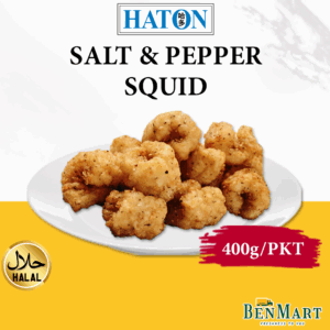 [Frozen] Haton Salt & Pepper Squid 400g - Malaysia - Sotong - Octopus