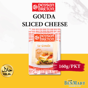 [Chill] Paysan Breton Natural Gouda Cheese Slices 160g - Halal - France