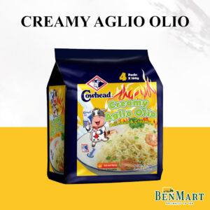 [Dry] Cowhead Creamy Instant Noodles Aglio Olio 400g - Halal - Malaysia