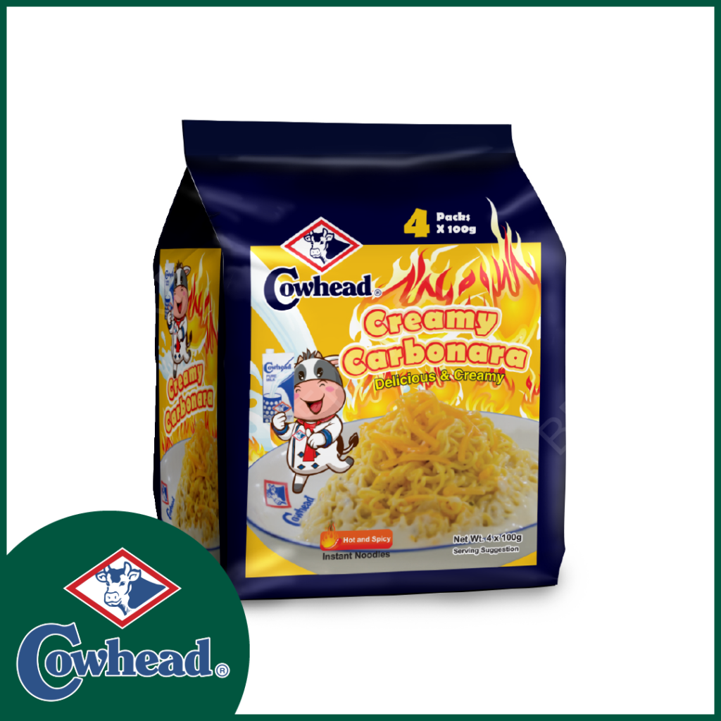 Cowhead Instant Noodles Creamy Carbonara Ben Mart cajun-pasta