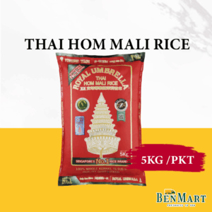 [Dry] Royal Umbrella Thai Hom Mali Rice 5kg – Thailand
