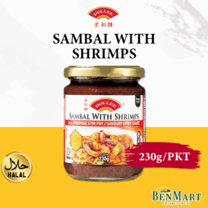 [Dry] Dollee Cooking Paste (Sambal With Shrimps) – Halal – Malaysia – 230g