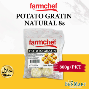 [Frozen] Farmchef Potato Gratin 8s 800g - Belgium