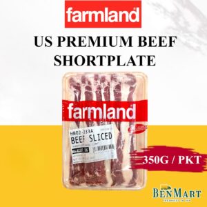 [Frozen] Farmland Premium US Beef Shortplate 350g - BBQ/Steamboat/Hotpot/Shabu - NON-HALAL