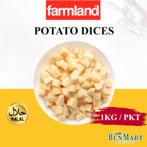 [Frozen] Farmland Potato Dices 1kg (1x1cm/2x2cm) - Halal - Vegetable