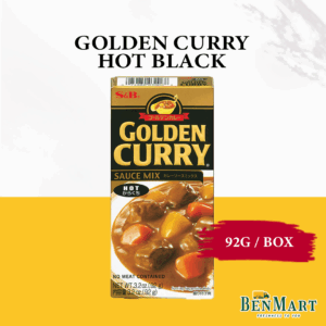 [Dry] SB Golden Curry Hot Black 92g-Japan
