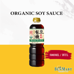 [Dry] Kikkoman Organic Soy Sauce 500ml - Japan