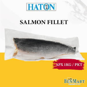 [Frozen] Haton Chilean Salmon Fillet Trim-C Approx Wt: 1kg - Chile
