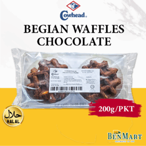 [Frozen] Cowhead Belgian Waffles (Chocolate) 200g - Halal - Malaysia