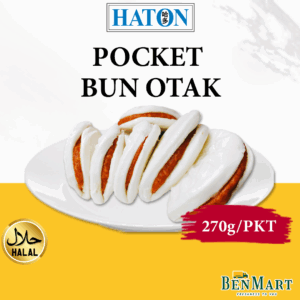 [Frozen] Haton Pocket Bun Otah Otak 270g - Halal - Malaysia
