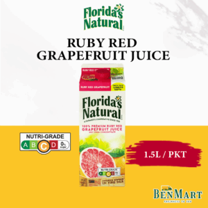 [Chill] Florida’s Natural 100% Premium Ruby Red Grapefruit Juice 1.5l – USA