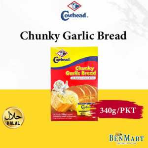 [Frozen] Cowhead Chunky Garlic Bread 340g - Halal - Malaysia