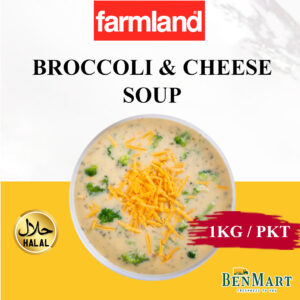 [Frozen] Farmland Broccoli & Cheese Soup 1L - Halal