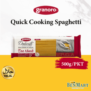 [Dry] Granoro Dedicato N.194 Due Minuti Spaghetti Quick Cooking 500g - Halal - Italy