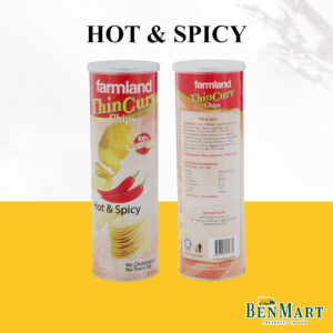[Dry] Farmland Thin Curv Potato Chips (Hot & Spicy) - Halal - Malaysia