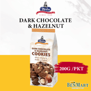 [Dry] Merba Dark Chocolate & Hazelnut Cookies 200g – Switzerland