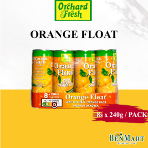 [Dry] Orchard Fresh 100% Pure Orange Float Juice/Drinks Carton Deal 250ml - Korea