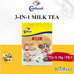 [Dry] Cowhead Premium Milk Tea 432g - Halal - Malaysia - Bubble / Teh 3-in-1