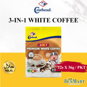 [Dry] Cowhead Premium White Coffee 432g - Halal - Malaysia - Kopi 3-In-1