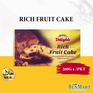 [Dry] Bonjour Delights Rich Fruit Cake 260g – Malaysia