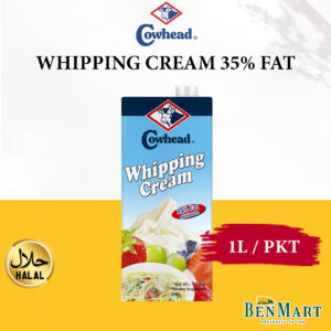 NEW [Chill] Cowhead Whipping Cream 35% Fat 1L - Halal - Australia