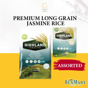 [BenMart Dry] Highland Premium Long Grain Jasmine Rice - Vietnam