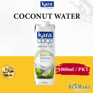 [Dry] Kara Coconut Water Carton 12 x 1000ml – Halal – Indonesia
